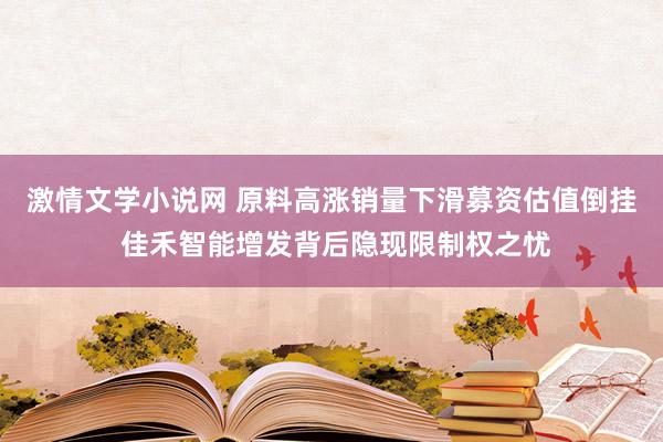 激情文学小说网 原料高涨销量下滑募资估值倒挂 佳禾智能增发背后隐现限制权之忧