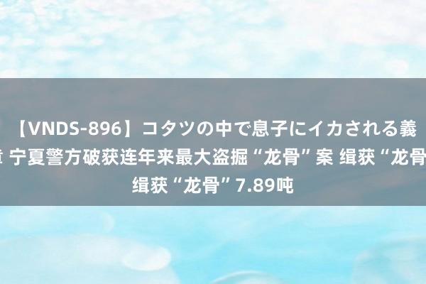 【VNDS-896】コタツの中で息子にイカされる義母 第二章 宁夏警方破获连年来最大盗掘“龙骨”案 缉获“龙骨”7.89吨