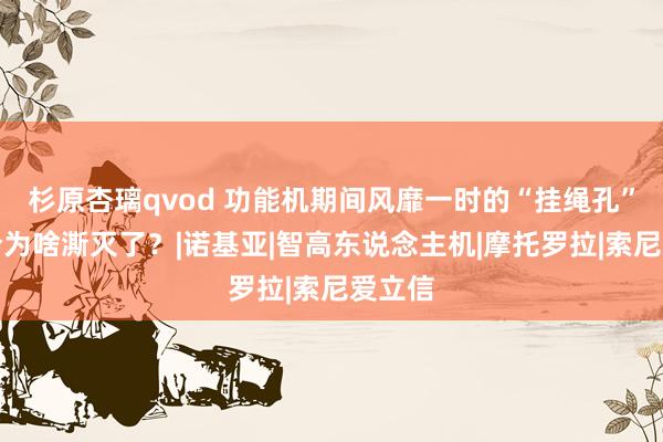 杉原杏璃qvod 功能机期间风靡一时的“挂绳孔”，当今为啥澌灭了？|诺基亚|智高东说念主机|摩托罗拉|索尼爱立信